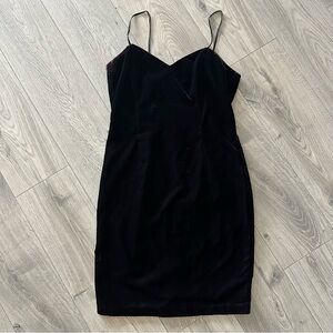 Scott McClintock Black Mini Dress with Spaghetti Straps